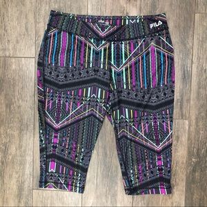 Fila Sport Geometric Running Capris